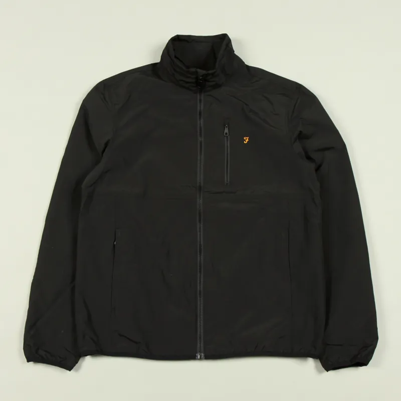 Farah Washington Zip Through Jacket - Black